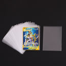 Pokemon Card Sleeves 100 Counts Transparent Playing Games VMAX Protector Cards Folder Yugioh Pokémon Case Holder Kids Toy Gift