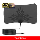 Kebidumei TV Antenna 4K 8K 25DB High Gain HD TV DTV Box Digital EU Plug 3000 Miles Booster Active Indoor Aerial Flat Design