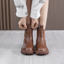 AIYUQI Women's Chelsea Boots Genuine Leather New Autumn Winter Fashion Women's Ankle Boots Retro Marton Boots Ladies WHSLE MTO