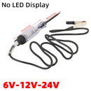 Car Truck Voltage Circuit Tester Auto 6V 24V herramientas Tools Car diagnostic Probe Test Pen Light Bulb Automobile polarity pen
