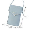 2022 Bag For Women Touch Screen Cell Phone Purse Smartphone Wallet Shoulder Strap Handbag PU Leather Casual Solid Crossbody Bags