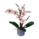 Fomantic Flower Bouquet Rose Orchid Building Block Bricks Toy DIY Potted Illustration Holiday Girlfriend Christmas Gifts 10286