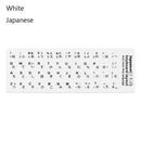 Keyboard Stickers Alphabet Layout English Russian Spanish Deutsch Arabic Laptop Desktop Tool Wear-resistant Non-slip Stickers