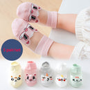 Cotton Baby Short Socks 5 Pairs Toddler Boys Girls Summer Mesh Thin Sock Kids Children Colorful Socks 5 pairs WMF043
