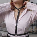 Women Sexy Garters faux Leather Women Body Bondage Cage Sculpting Harness Waist Belt Straps Suspenders Goth Harajuku Belt