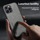 Ultra-thin Silky Feel Magnetic Phone Case For iPhone 13 11 12 14 Pro Max XS XR X 7 8Plus Luxury Texture Leather Protection Case