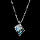 FAMSHIN Fashion Silver Color Charm Luminous Pendant Necklace Women Moon Glowing Stone Necklace Christmas Necklaces Jewelry Gifts