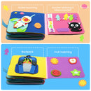 Washable Montessori Toddlers Busy Board 3D Baby Story Cloth Book Early Learning Education Habits Knowledge Develop Dropshipping