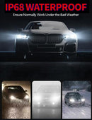 1 Pairs Headlight Bulb H7 LED Headlight Conversion Kit Auto Bulb 50W 25000LM White High Power 6000K Car Accessories