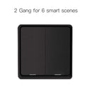 MOES 4 Gang Tuya ZigBee Wireless 12 Scene Switch Push Button Controller Battery Powered Automation Scenario for Tuya Devices