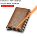 Carbon Fiber Rfid Card Holder Men Wallets Money Bag Male Vintage Black Male Purse 2022 Small Leather Mini Slim Wallets Walets