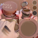 Highlight Rouge Makeup Brighten Silkworm Eyeshadow Palette Blush Contour Palette Matte Face Glitter Pigment Hairline Brow Powder