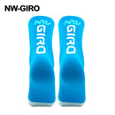 NW-GIRO 2022 New Cycling Socks Bike Nurse Compression Road Bike Running Mtb Knee-high White Sports Funny Brand Black