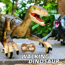 2.4G RC Dinosaur Raptor Jurassic world Remote Control Velociraptor Toy Electric Walking dragon Toys For Children Christmas Gifts