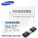 SAMSUNG Micro SD Card EVO Plus Flash Memory Card 128GB 64GB 256GB 512GB 32GB 8GB Class 10 UHS-I High Speed Microsd TF Card
