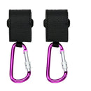 2pcs Baby Hanger Baby Bag Stroller Hooks Pram Rotate 360 Degree Baby Car Accessories Stroller Organizer Stroller Accessories