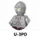 Disney R2-D2 Building Blocks C-3PO General Grievous R4-P17 K-2SO IG88 Battle Buzz Droid Star Bricks Action Figures Christmas Toy