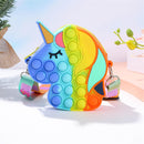 Hot Fidget Toys 2022 Push Bubbles Toy Rainbow Unicorns Premium Girls Push Bubble Bag Adult Antistress Squeeze Squishy Gifts