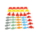 Food Building Blocks City Friend Accessories Bread Chips Roast Chicken Pizza Hot Dog Fish Fruit Carrot Basket Classic DIY Bricks