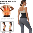 Waist Trainer for Women Invisible Wrap Waist Trainer Tummy Wrap Waist Trimmer Belt Plus Size Black Adjustable Gym Workout Belt
