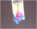 Pokemon Anime Marowak Abra Gengar Ponyta Porygon Alloy Silicone Keychain Accessories Pendant Bag Key Ring Pendant Birthday Gifts