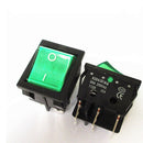 1 PCS,30/35A 250/125V AC High Current,ON/OFF,Special for Eelding Machine,KCD4,Sterling Silver Point,Rocker Power Button Switches