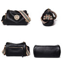 Women Genuine Leather Handbags Designer Rotating metal lock Ladies Shoulder Bags Fashion New Luxury Brand Female Messenger Bag