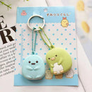 Kawaii Sanriod Accessories Kitty kuromi My Melody Cartoon Silicone Case Backpack Pendant Keychain Anime Toys for Girls Gifts