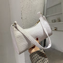 Fashion Exquisite Shopping Bag Retro Casual Women Totes Shoulder Bags Female Leather Solid Color Chain Handbag for Women 2022