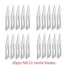 20-100pcs Carbon Steel Surgical Blades for DIY Cutting Phone Repair Carving Animal Eyebrow Grooming Maintenance Scalpel Knife