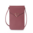 2022 Bag For Women Touch Screen Cell Phone Purse Smartphone Wallet Shoulder Strap Handbag PU Leather Casual Solid Crossbody Bags