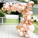 Macaron Pink Rose Balloon Garland Arch Kit Birthday Party Decorations Kids Latex Baloon Baby Shower Decor Globos