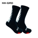 NW-GIRO 2022 New Cycling Socks Bike Nurse Compression Road Bike Running Mtb Knee-high White Sports Funny Brand Black