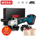 WOSAI MT Series M14 Brushless Angle Grinder 20V Lithium-Ion Battery Machine Cutting Cordless Electric Angle Grinder Power Tools