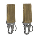 Carabiner High Strength Nylon Key Hook MOLLE Webbing Buckle Hanging System Belt Buckle Hanging Camping Hiking Accessories