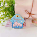 Kawaii Sanriod Accessories Kitty kuromi My Melody Cartoon Silicone Case Backpack Pendant Keychain Anime Toys for Girls Gifts