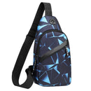 Men Anti Theft Chest Bag Shoulder Bags USB Charging Crossbody Package School Short Trip Messengers Bags Men&