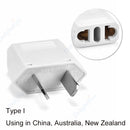 1-100pcs 4.0/4.8mm EU Plug Adapter EU US Israel To Euro KR BR Brazil Plug Converter American Travel Power Adapter Plug Socket