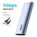 UGREEN M2 SSD Case NVME SATA Dual Protocol M.2 to USB Type C 3.1 SSD Adapter for NVME PCIE NGFF SATA SSD Disk Box M.2 SSD Case
