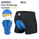 NEWBOLER Breathable Cycling Shorts Cycling Underwear 5D Gel Pad Shockproof Bicycle Underpant MTB Road Bike Underwear Man Shorts