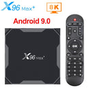 X96 Max plus Smart TV Box Android 9.0 Amlogic S905X3 Tvbox 4GB 64GB 32GB Dual Wifi BT 1000M H.265 8K 24fps Set Top Box X96Max
