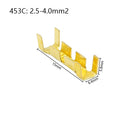453 /453C U-shaped terminal tab cold inserts terminal wire connector terminales electricos small teeth terminal 0.3-4.0mm²