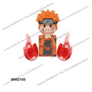 WM6109 Naruto blocks anime Sasuke Kakashi Madara Zetsu Might Guy Rock Lee mini action toy figures Assemble bricks toys kid gifts