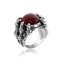1pcs Titanium Steel Eagle Dragon Claw Halloween Skull Ring Hot Selling Men&