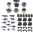 Ghost Commando Special Forces Building Blocks Army Soldier Figures Military Weapon Vest Bricks Accessories Children&