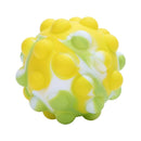 Rainbow Ball Push Bubble Antistress Cube Decompression Toys Squeeze 3D Elastic Ball Stress Relief Sensory Toy For Kids Gift