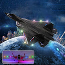 Rc Plane SU 57 Radio Controlled Airplane with Light Fixed Wing Hand Throwing Foam Electric Remote Control Plane toys for kids
