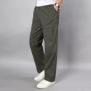 Loose Straight men pants summer Tactical Cargo Pants Multiple Pockets Fitness Work Male Trousers Streetwear Big Size 5XL
