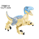 Jurassic Dinosaurs Building Blocks Indominus Rex DIY Tyrannosaurus Action Figure Models Children Toys Animals Gifts