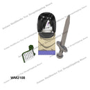 WM6105 WM6106 WM6107 WM6108 WM6109 Naruto blocks anime bricks Sasuke Kakashi mini action toy figures Assemble toys kids gifts